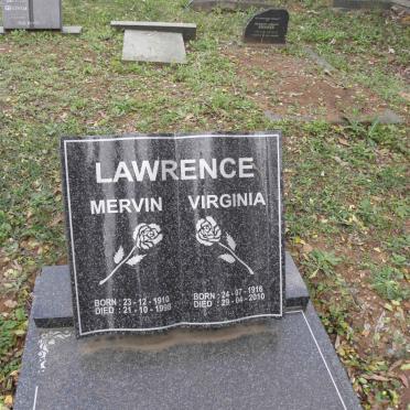 LAWRENCE Mervin 1910-1998 &amp; Virginia 1916-2010