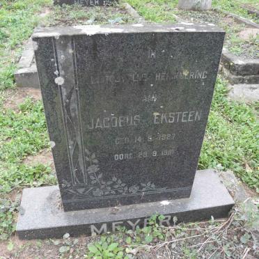 MEYER Jacobus Eksteen 1927-1981