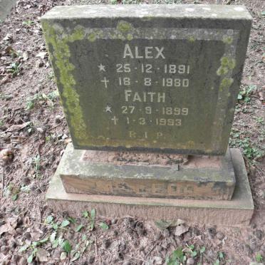 McLEOD Alex 1891-1980 &amp; Faith 1899-1993