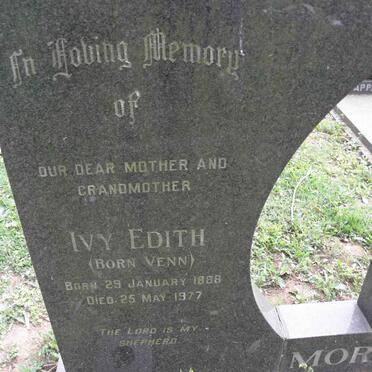 MORTLOCK James 1892-1978 &amp; Ivy Edith VENN 1888-1977