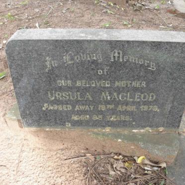 MACLEOD Ursula -1970