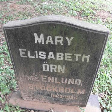 ORN Mary Elizabeth nee ENLUND 1923-1995