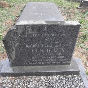 OOSTHUIZEN Lambertus Daniel 1905-1989