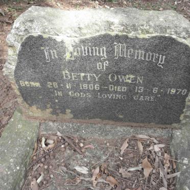 OWEN Betty 1906-1970