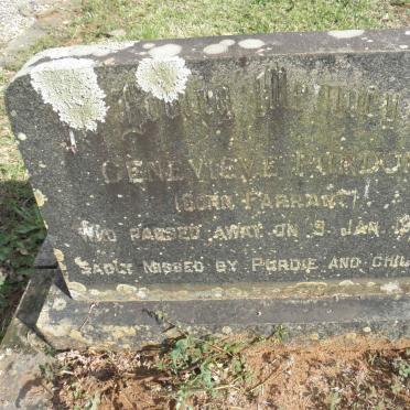 PURDON Genevieve nee FARRANT -1966