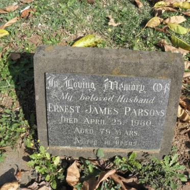 PARSONS Ernest James -1960