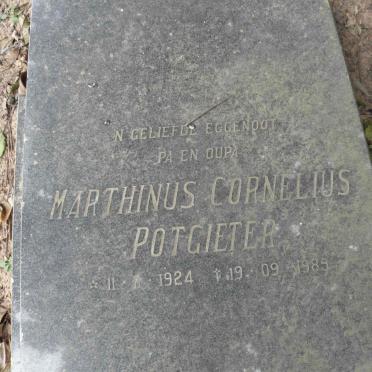 POTGIETER Marthinus Cornelius 1924-1985