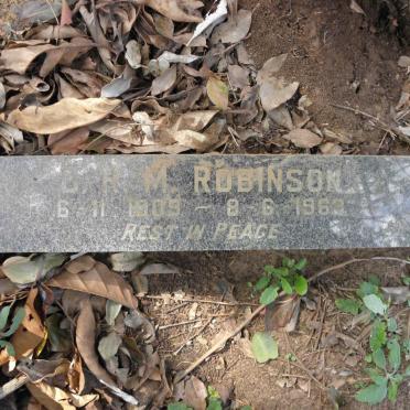 ROBINSON C.R.M. 1909-1969