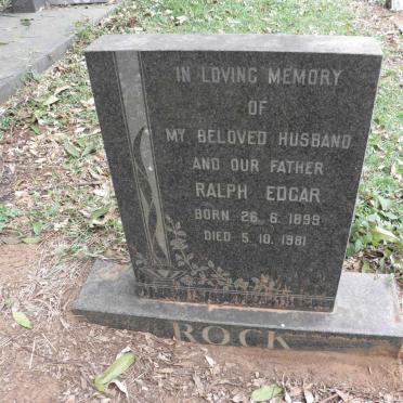 ROCK Ralph Edgar 1899-1981
