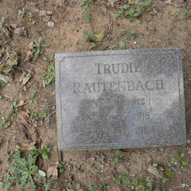 RAUTENBACH Trudie nee RIHNES 1916-1964