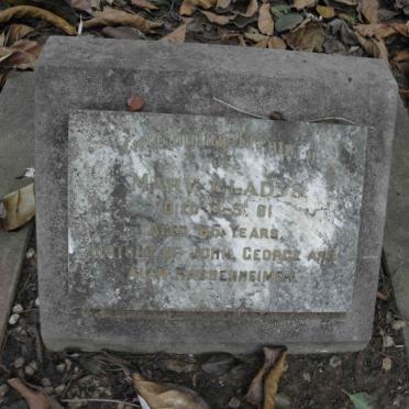 RAUBENHEIMER Mary Gladys -1961