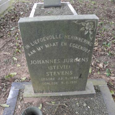 STEVENS Johannes Jurgens 1899-1991