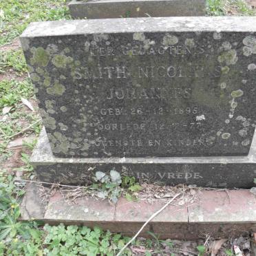 SMITH Nicolaas Johannes 1895-1977