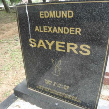SAYERS Edmund Alexander 1940-1997