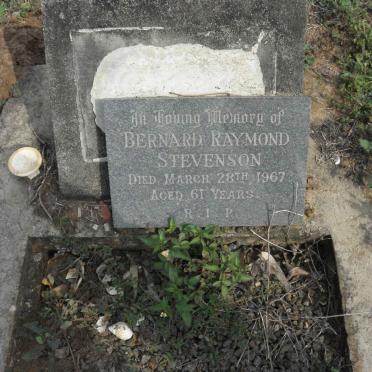 STEVENSON Bernard Raymond -1967