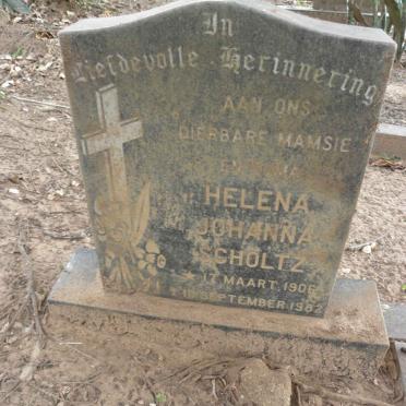 SCHOLTZ Helena Johanna 1906-1982
