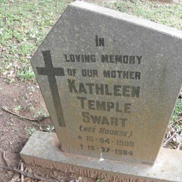 SWART Kathleen Temple nee NOURSE 1900-1984