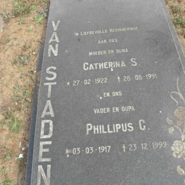 STADEN Phillipus C., van 1917-1999 &amp; Catherina S. 1922-1991