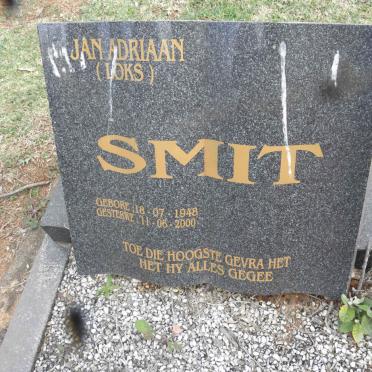 SMIT Jan Adriaan 1948-2000