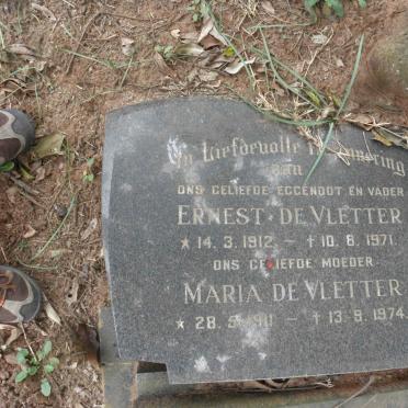 VLETTER Ernest, de 1912-1971 &amp; Maria 1911-1974