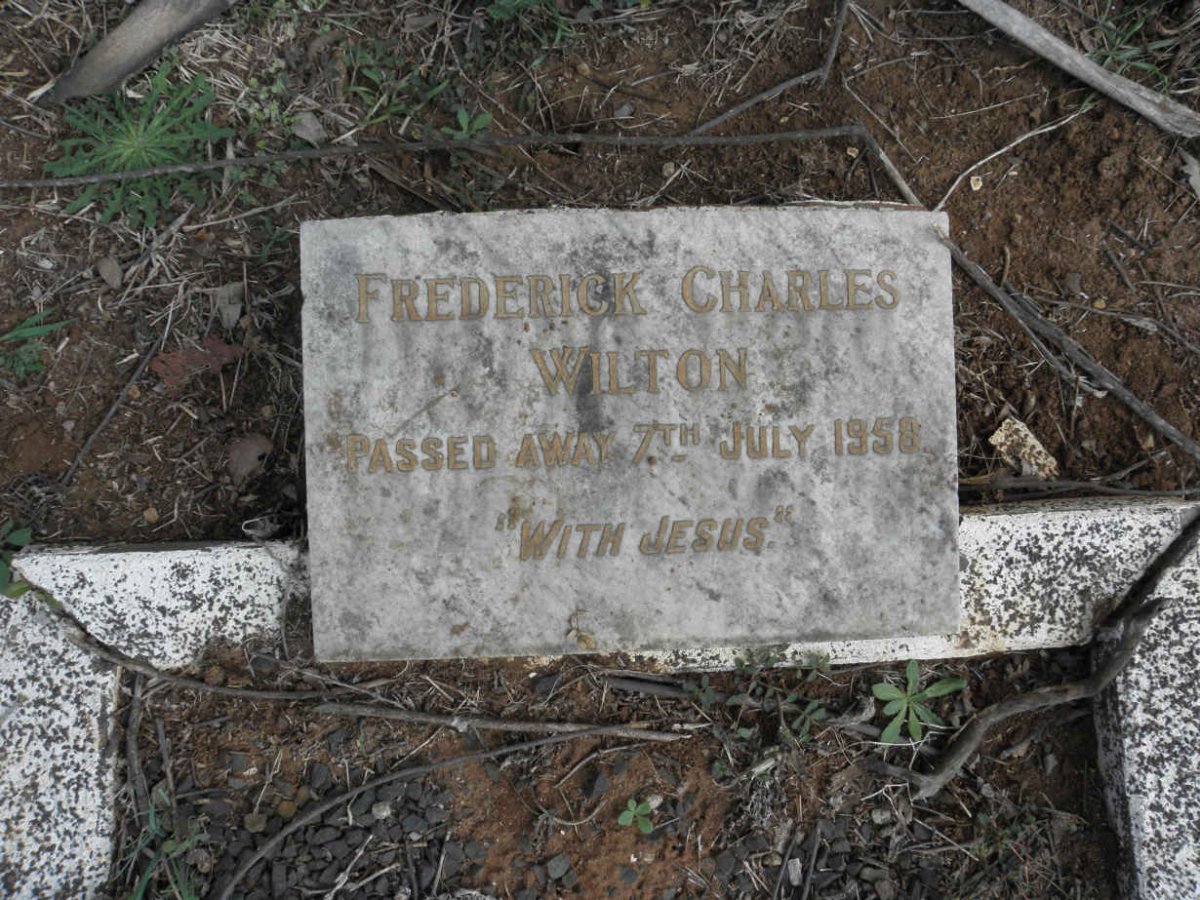 WILTON Frederick Charles -1958