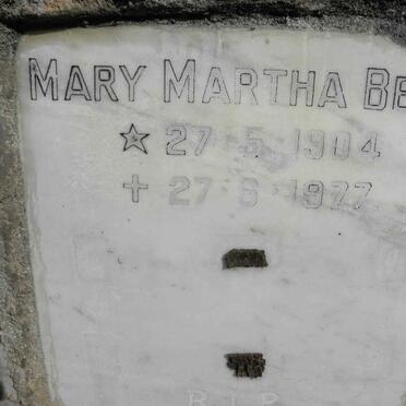 BEST Mary Martha 1904-1977
