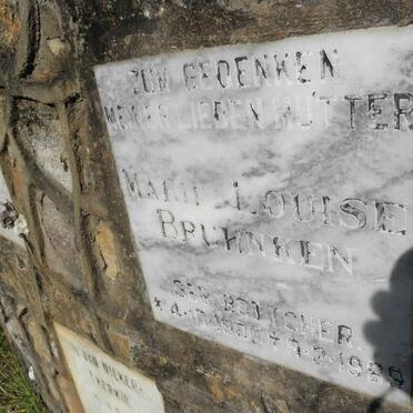 BRUHNKEN Marie Louise nee BOTTGHER 1900-1986