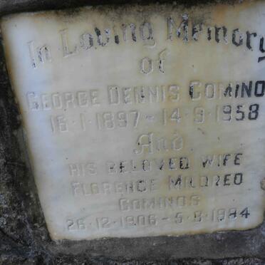 COMINOS George Dennis 1897-1958 &amp; Florence Mildred 1906-1984