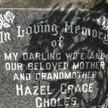 CHOLES Hazel Grace -197?