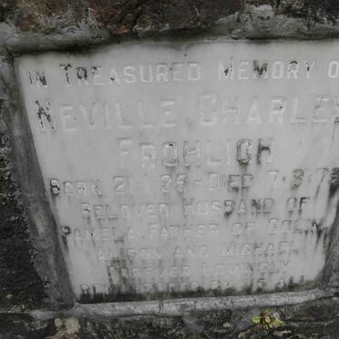 FROHLICH Neville Charles 1935-1975