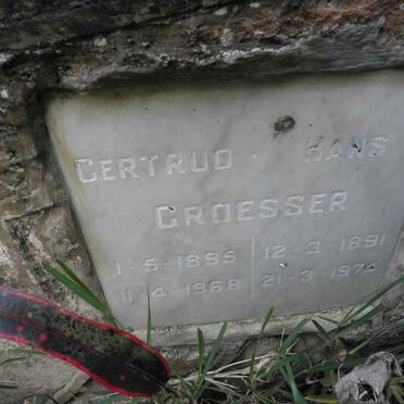 GROESSER Hans 1891-1974 &amp; Gertrud 1895-1968