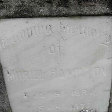HAMILTON Muriel 1887-1977