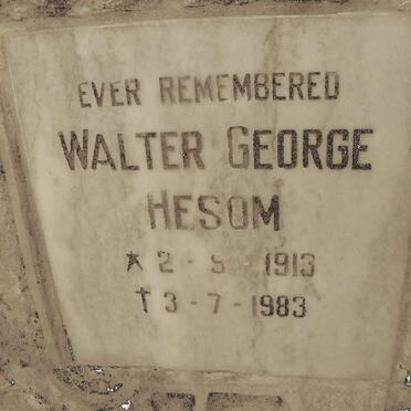 HESOM Walter George 1913-1983