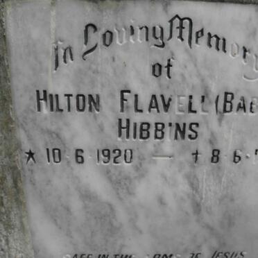 HIBBINS Hilton Flavell 1920-1987