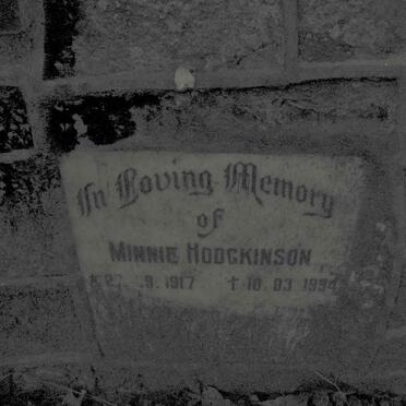 HODGKINSON Minnie 1917-1994