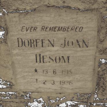 HESOM Doreen Joan 1915-1986