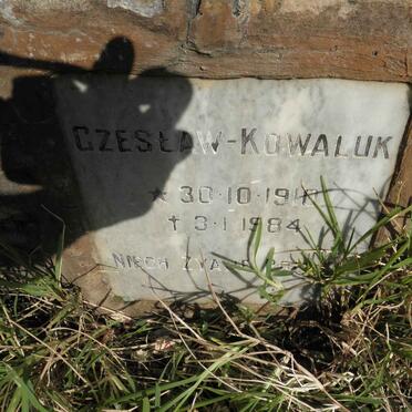 KOWALUK Gzeseaw 1910-1984