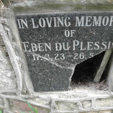 PLESSIS Eben, du 1923-19??