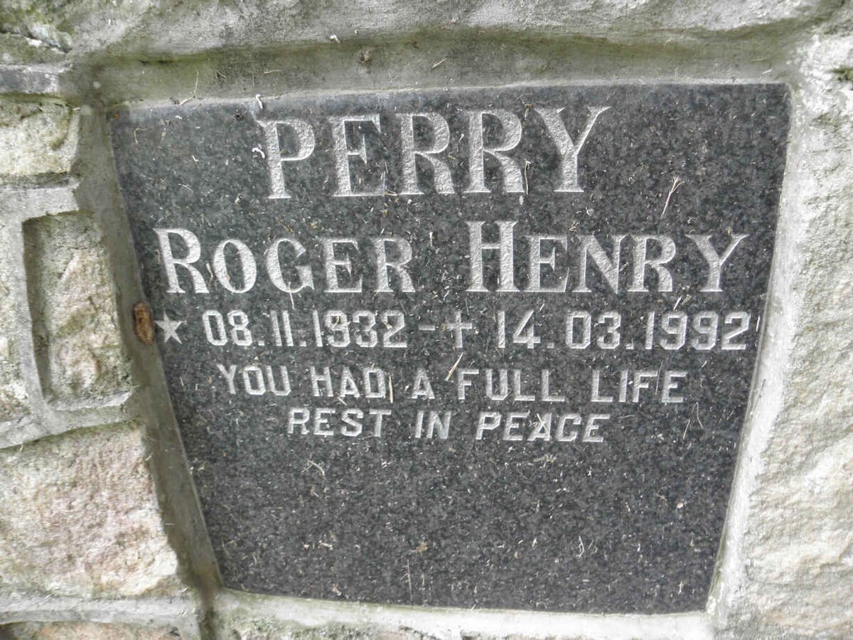PERRY Roger Henry 1932-1992