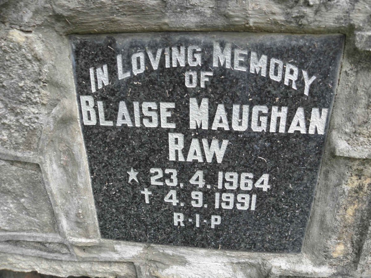 RAW Blaise Maughan 1964-1991