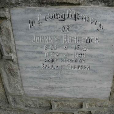 ROHLEDER Johnny 1915-1986