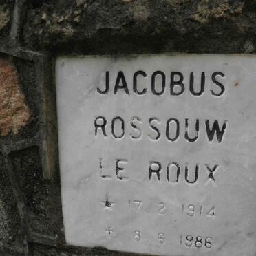 ROUX Jacobus Rossouw, le 1914-1986