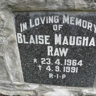 RAW Blaise Maughan 1964-1991