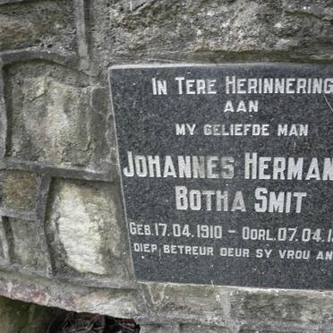 SMIT Johannes Hermanus Botha 1910-1991