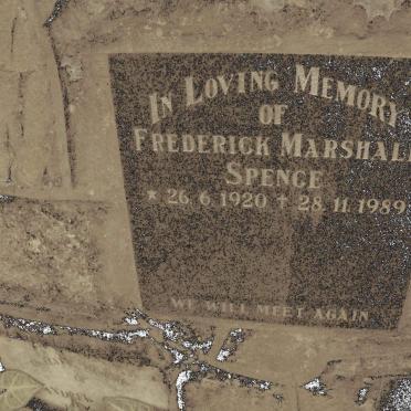 SPENCE Frederick Marshall 1920-1989