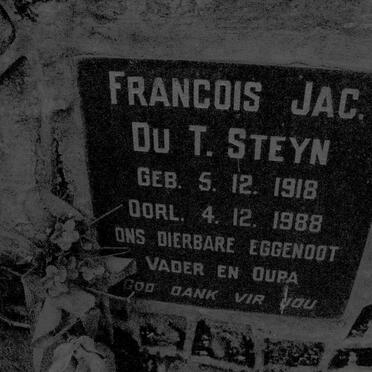 STEYN Francois Jac. Du T. 1918-1988