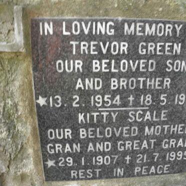 SCALE Kitty 1907-1995 :: GREEN Trevor 1954-1983