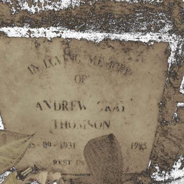 THOMSON Andrew Gray 1931-1995