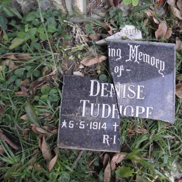 TUDHOPE Denise 1914-?
