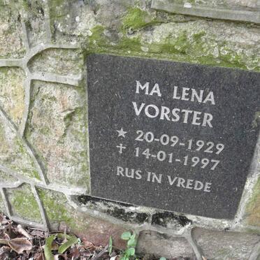VORSTER Lena 1929-1997